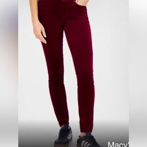 7 for All Mankind super skinny high rise corduroy jeans